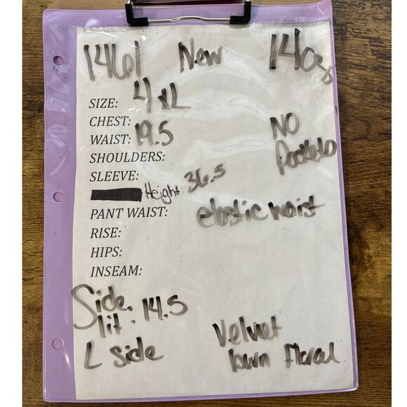 CIDER Womens 4XL Black Elastic Waist Flor Velvet Burn-Out Witchy/Whimsy Goth - Picture 8 of 8